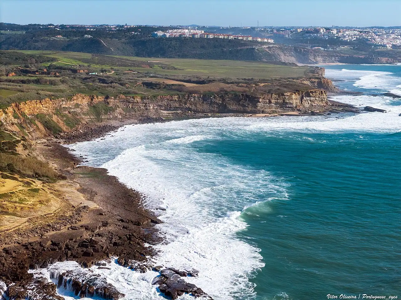 The wave at Coxos, Ericeira