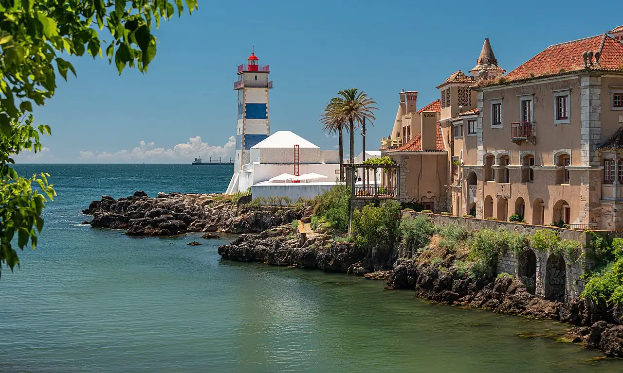 The coast of Lisbon and Cascais, Portugal