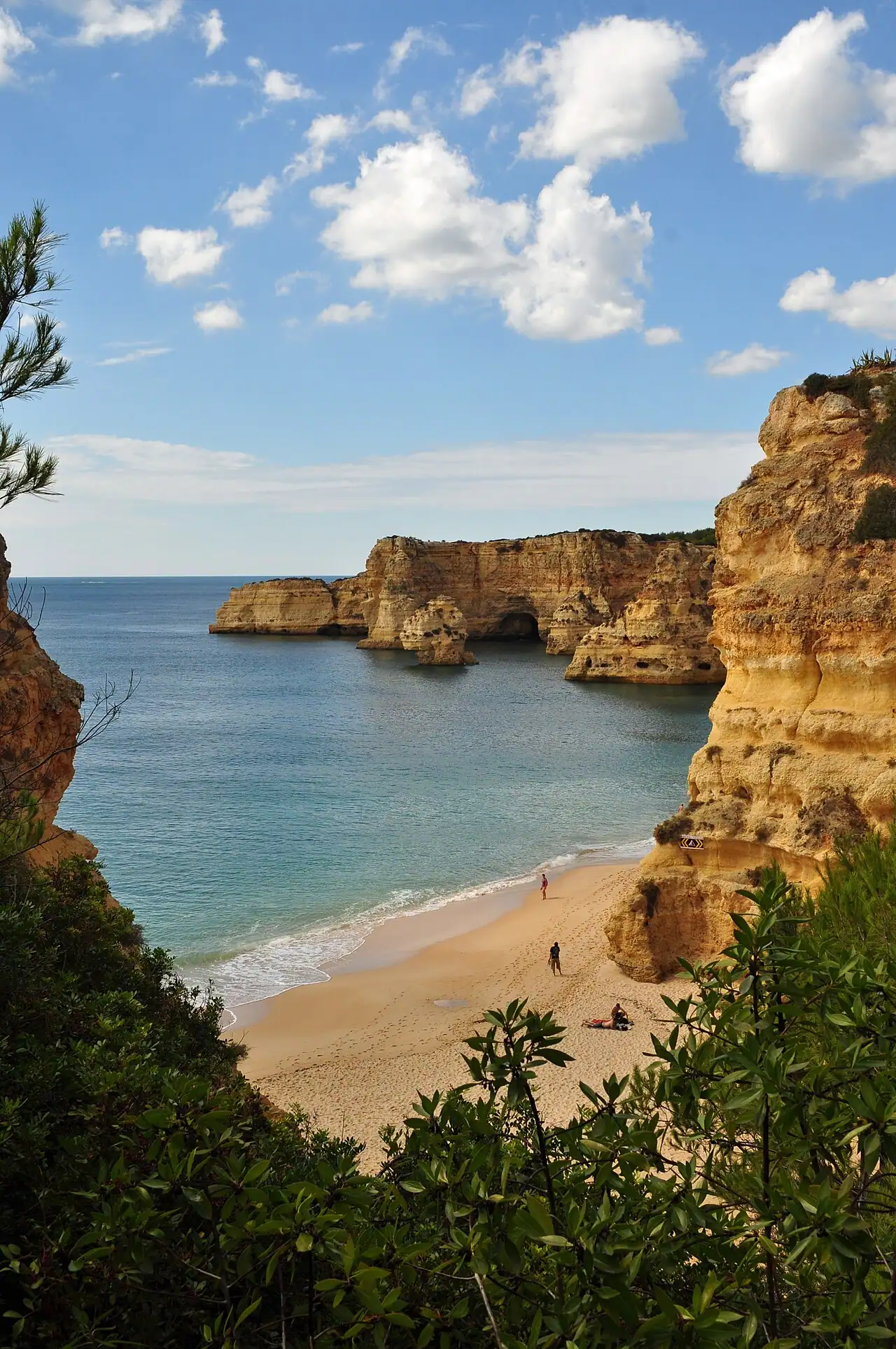 The coast of Algarve, Portugal