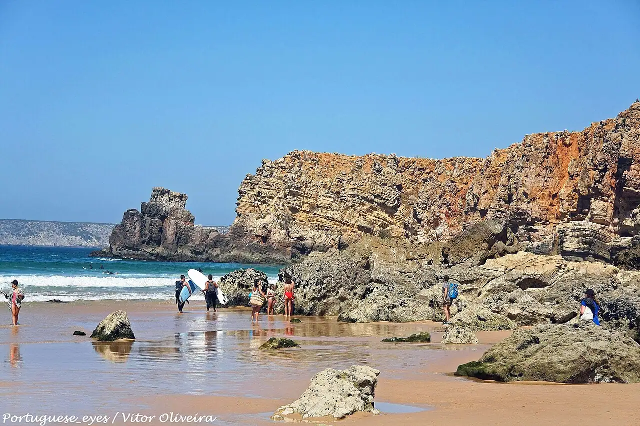 The wave at Tonel, Sagres