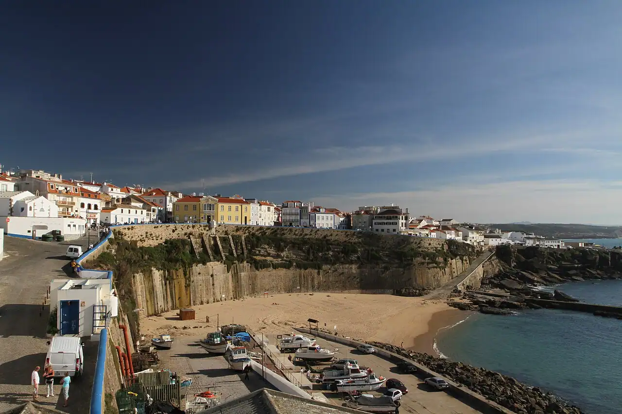 The coast of Silver Coast, Portugal